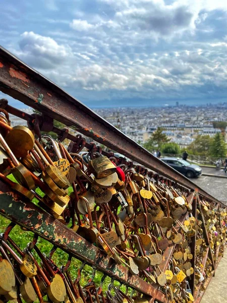 Франция Париж Прогулка Вид Небо Облака Город — стоковое фото