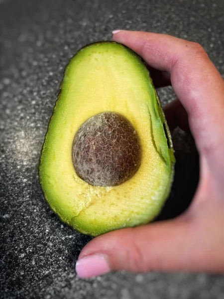 Avokado Sağlıklı Yemek Yemek Vitamin Sebze — Stok fotoğraf
