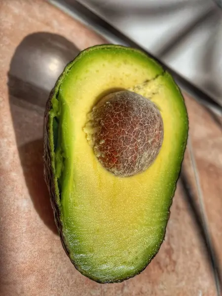 Avokado Sağlıklı Yemek Yemek Vitamin Sebze — Stok fotoğraf