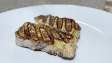 Biftek, dana eti, yemek, lezzetli ızgara. 