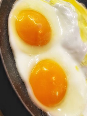 Yumurta, kahvaltı, öğle yemeği, yemek, yemek, mutfak, tava