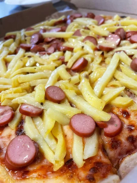 Піца Їжа Смачно Смачно Страва — стокове фото