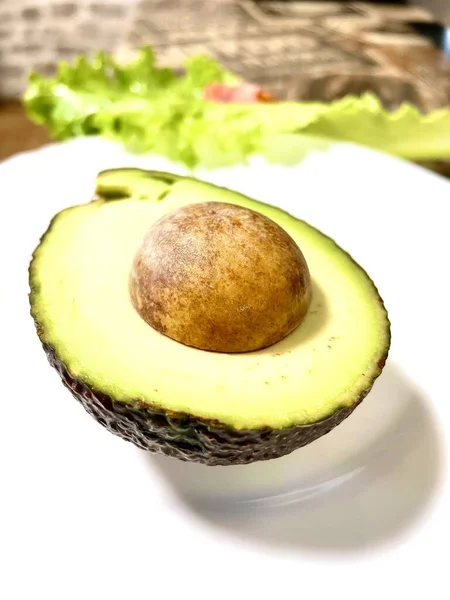 Avocado Gemüse Vegetarier Gesundheit Vitamine Lebensmittel — Stockfoto