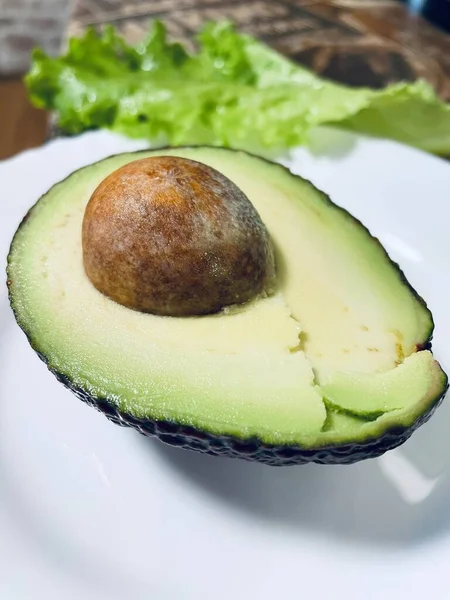 Avocado Gemüse Vegetarier Gesundheit Vitamine Lebensmittel — Stockfoto