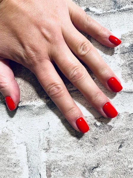 Manicure, nails, nail, red, hand, fingers, passion, style