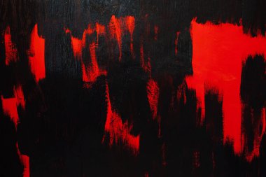 Boyanmış siyah kırmızı duvar yapı arkaplanı