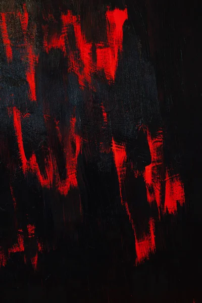 Pintado preto vermelho parede estrutura textura fundo — Fotografia de Stock