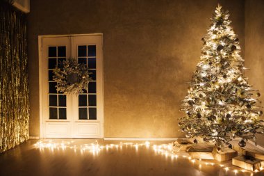 Noel Ağacı Işıkları Yeni Yıl için Hediye Dekorasyonu