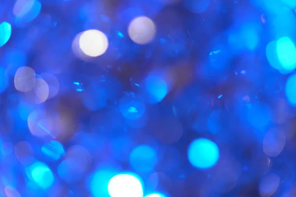 Ghirlanda di Natale luci a Capodanno bokeh — Foto Stock