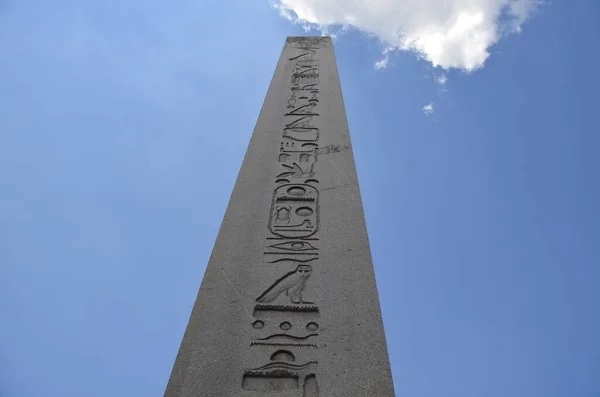 Istanbul Sultanahmet Square Theodosius obelisk and sky