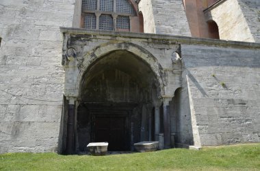 İstanbul 'daki Ayasofya Camii' nin dış ve mimari ayrıntıları