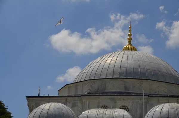 Búra Mecset Kupola Oszmán Építészet Építészeti Struktúra Isztambul Törökország — Stock Fotó