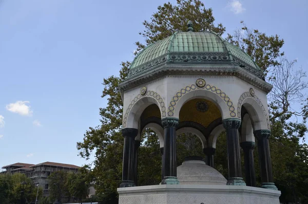 Fontaine Allemande Sultanahmet Square Istanbul Turquie — Photo