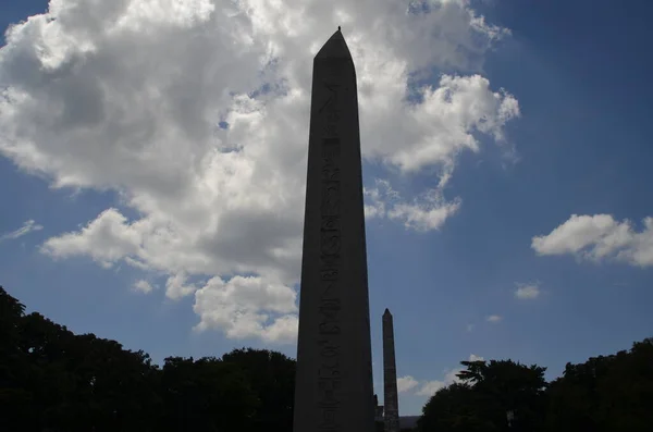 Istanbul Sultanahmet Square Theodosius obelisk and sky
