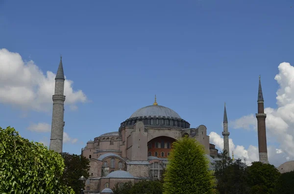 Exterior Architectural Details Hagia Sophia Mosque Istanbul Turkey — стоковое фото