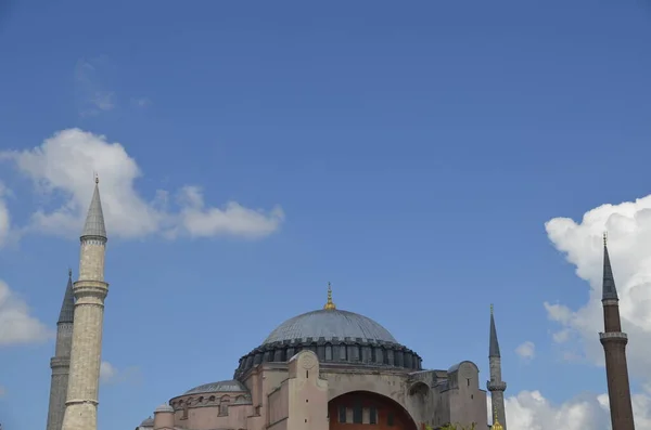 Exterior Architectural Details Hagia Sophia Mosque Istanbul Turkey — стоковое фото
