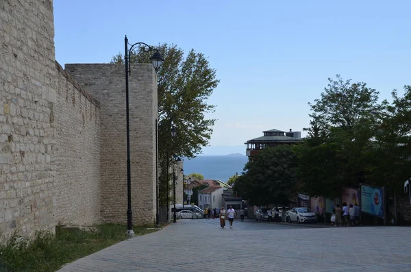 Topkapi Palace Walls Architecture Ishak Pasa Street Istambul Fatih Turquia — Fotografia de Stock