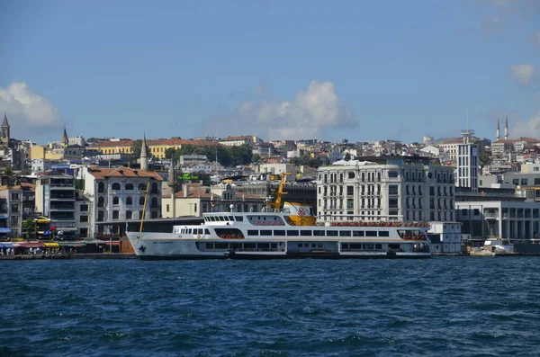 Istanbul Sirkeci Turkey August 2022 Istanbul City Lines Ferry Galata — Stock fotografie