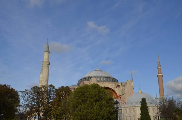 Мечеть Святой Софии Парке Султанахмет Стамбул Турция — стоковое фото