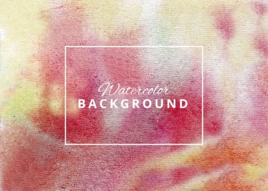 El yapımı Suluboya Doku Arkaplan Vektörü, Renkli el yapımı Soyut Arkaplan