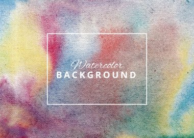 El yapımı Suluboya Doku Arkaplan Vektörü, Renkli el yapımı Soyut Arkaplan