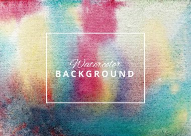 El yapımı Suluboya Doku Arkaplan Vektörü, Renkli el yapımı Soyut Arkaplan