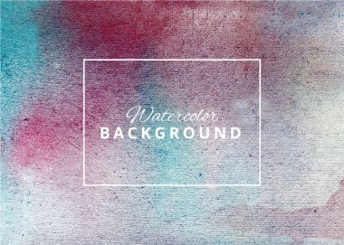 El yapımı Suluboya Doku Arkaplan Vektörü, Renkli el yapımı Soyut Arkaplan