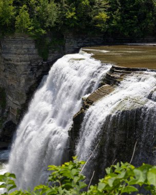 Face seen in the Falls - Middle Falls at Letchworth State Park