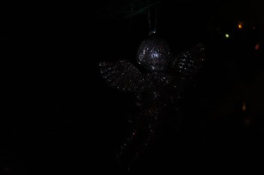 Noel süsleri. Yeni yıl için oyuncak sanatı. 