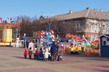 Ternopil Peace. Ternopil sokakları. Çocukların dünyası..