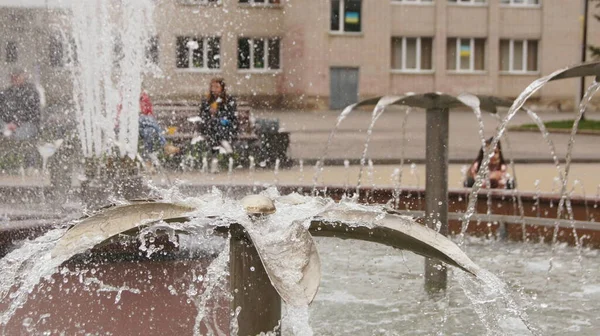 Ternopil Fountains Urban Architecture — Foto de Stock