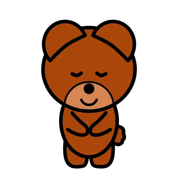 Ilustracja Niedźwiedzia Łuczniczego — Zdjęcie stockowe