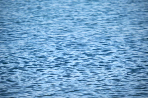 Close Zeegezicht Oppervlak Van Blauw Zeewater Met Kleine Rimpelgolven — Stockfoto