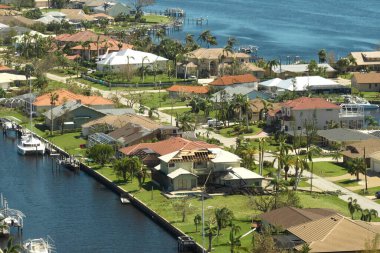 Ian Kasırgası Florida yerleşim bölgesindeki evleri yok etti. Doğal afet ve bunun sonuçları.