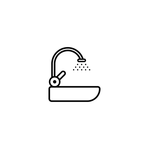 Дизайн Логотипа Векторной Иллюстрации Сточных Вод — стоковый вектор
