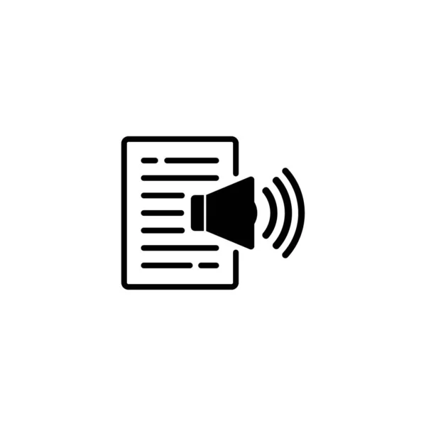 Εικονίδιο Κειμένου Ομιλία Πρότυπο Λογότυπου Εικονογράφησης Διανυσματικού Σχεδιασμού — Διανυσματικό Αρχείο