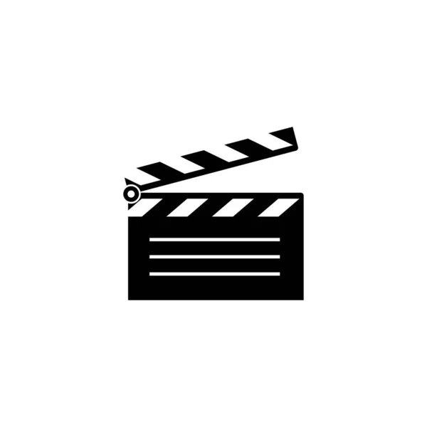 Clapper Board 아이콘 일러스트 디자인 — 스톡 벡터