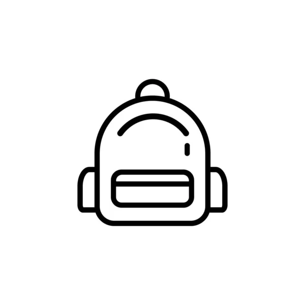 Desenho Logotipo Ilustração Vetor Ícone Mochila —  Vetores de Stock