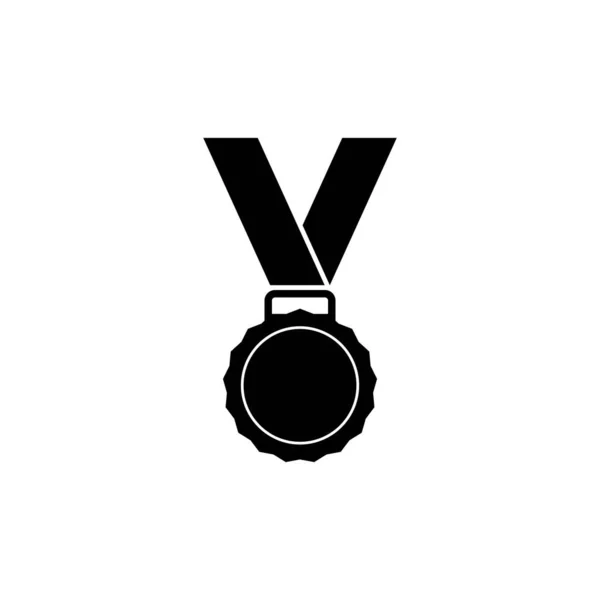 Icono Medalla Vector Ilustración Logo Diseño — Vector de stock