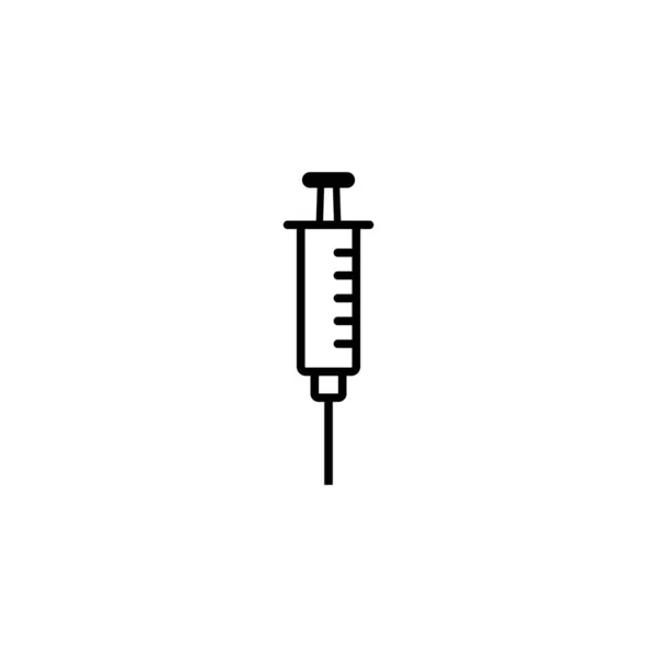 Ikona Stříkačky Vektorové Ilustrační Logo Deisgn — Stockový vektor