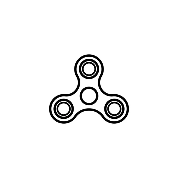 Fidget 스피너 아이콘 일러스트 디자인 — 스톡 벡터