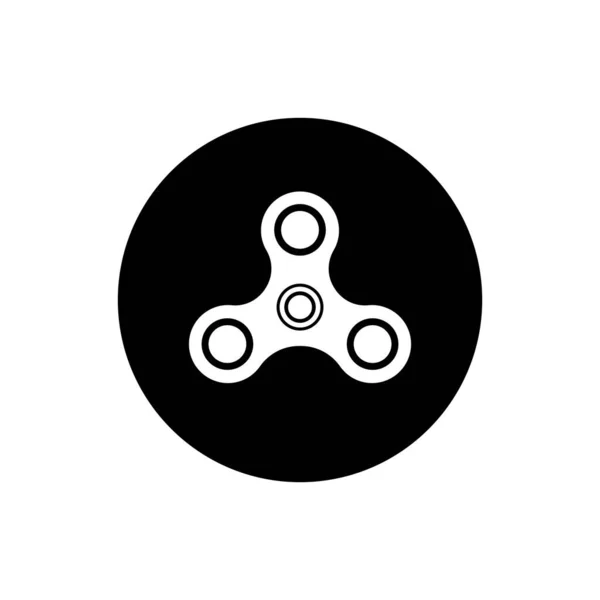 Fidget Spinner Symbol Vektor Illustration Logo Design — Stockvektor