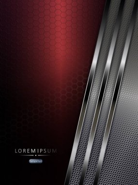 Parlak kenarlı metalik renkli eğimli perdelerle desenli ağ arkaplanı