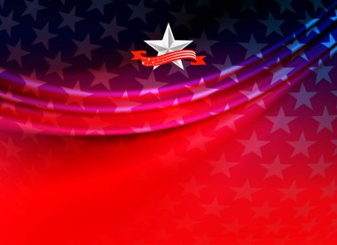 Amerika bayrağının soyut çizimi, devletin ulusal sembolü..