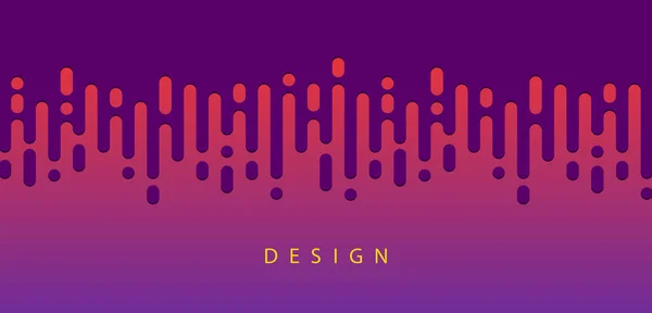 Illustration Rounded Vertical Stripes Blue Purple — Archivo Imágenes Vectoriales