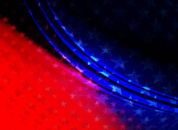Abstract Illustration Flag America National Symbol Country Usa — Stockový vektor