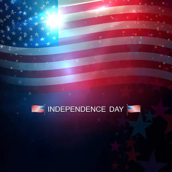 Amerika 'nın ulusal sembolü ABD bayrağı taşıyan soyut pankart