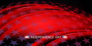 ABD 'nin ulusal sembolü olan Amerikan bayrağının soyut kompozisyonu,