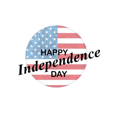 ABD bayrak yuvarlak simgesi, Amerikan ulusal sembolü.