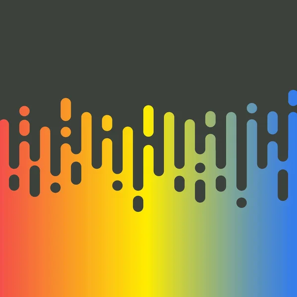 Illustration Multicolore Colorée Rayures Verticales Arrondies — Image vectorielle